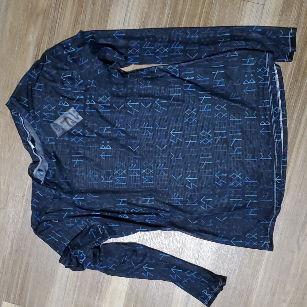 Sz XL Feifeiyu semisweet elongated long sleeve top